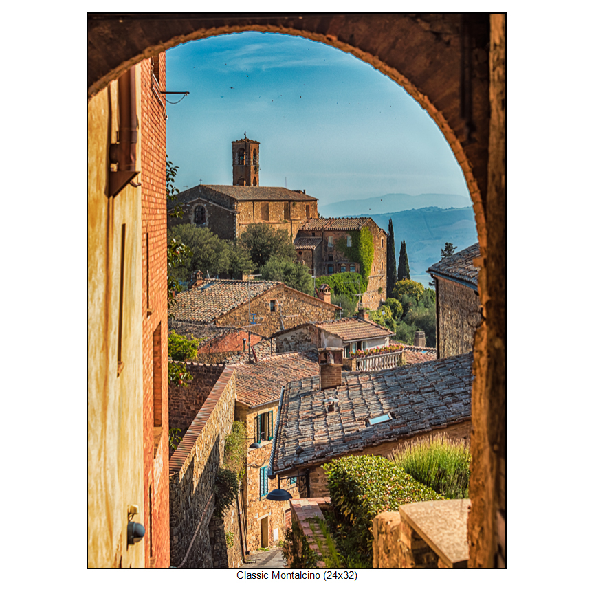 Classic Montalcino (24x32 Fine Art Photography by Sam Dobrow